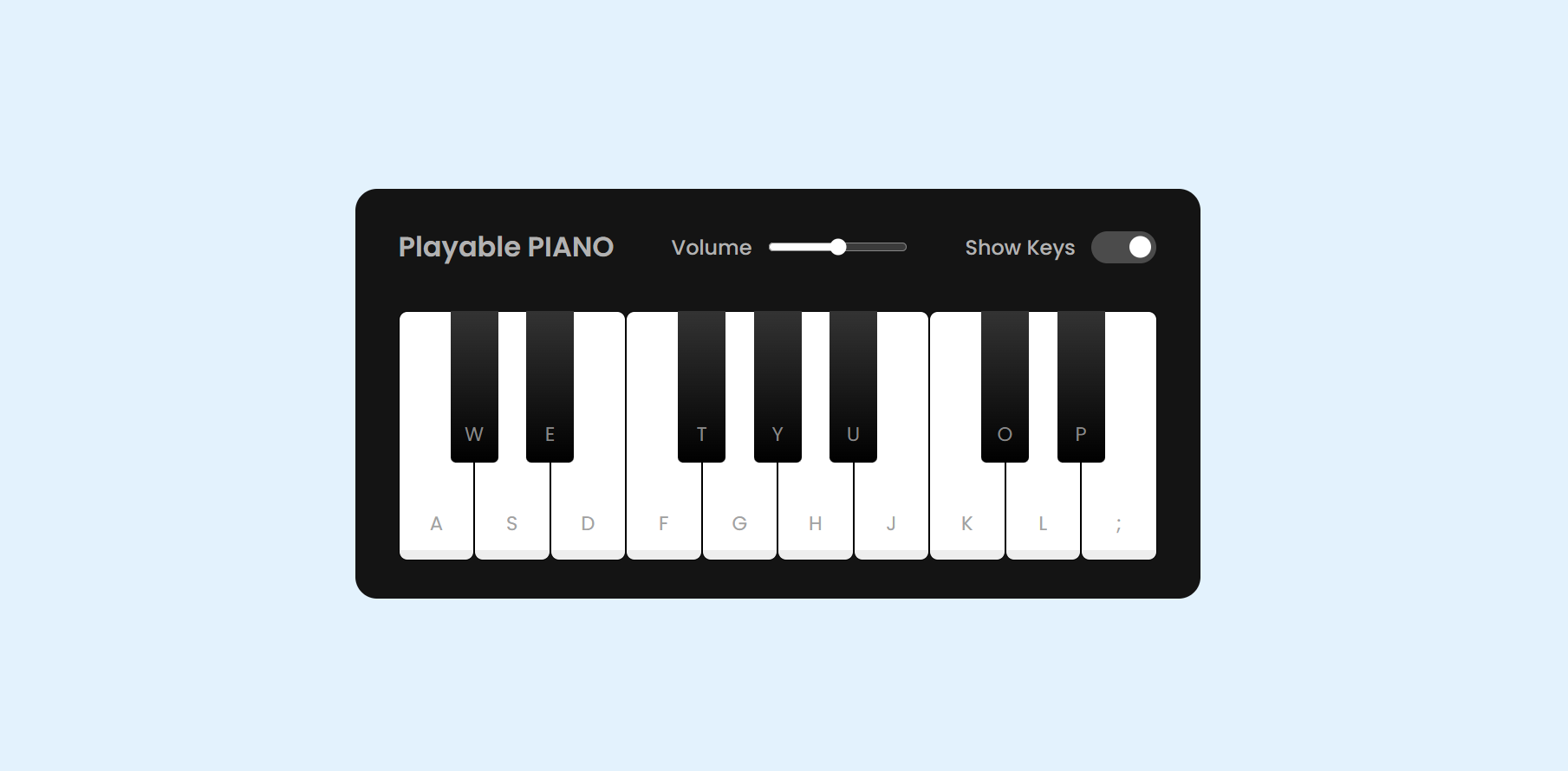 Playable Piano Image
