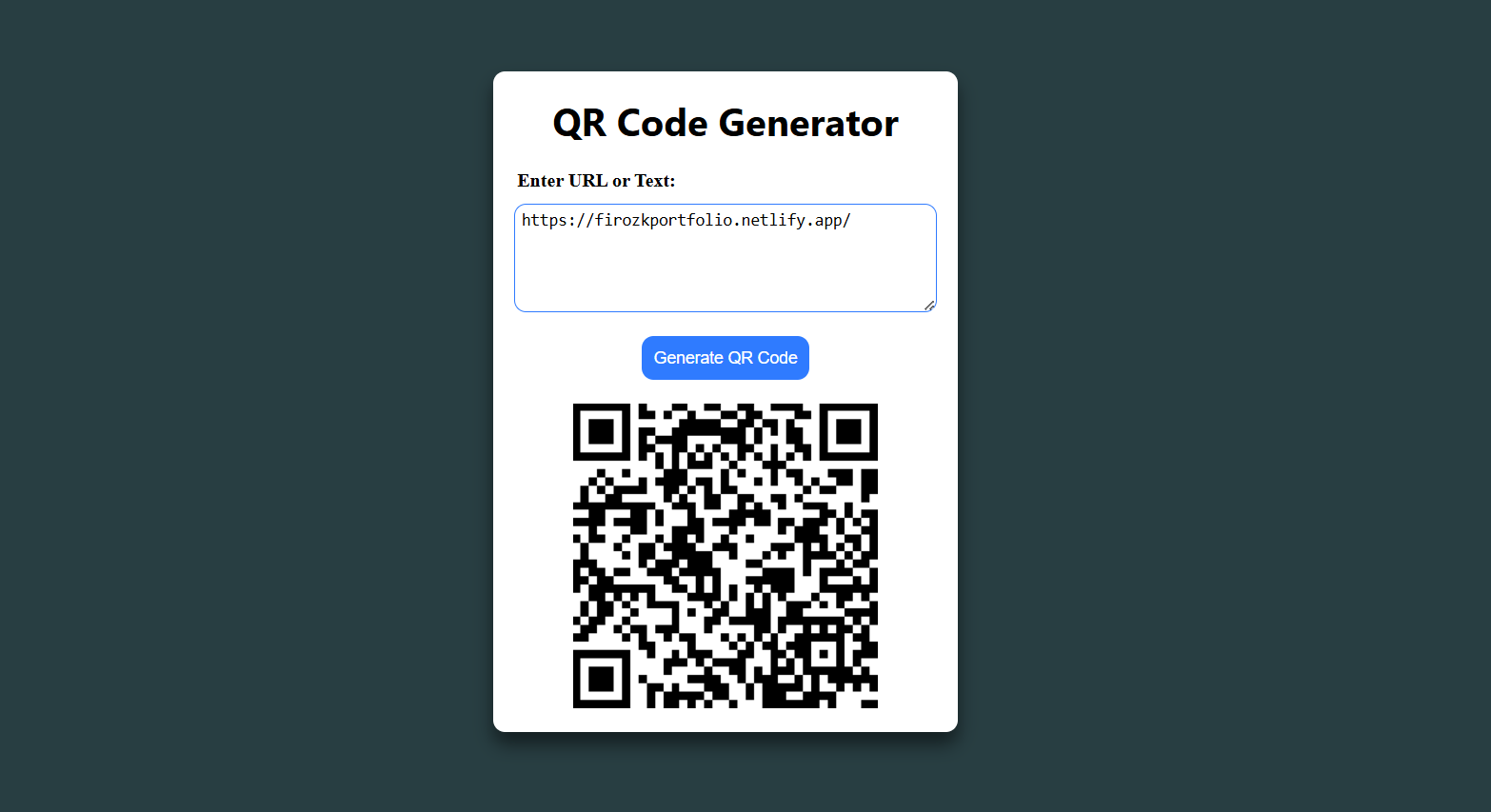 QR Code Generator Image